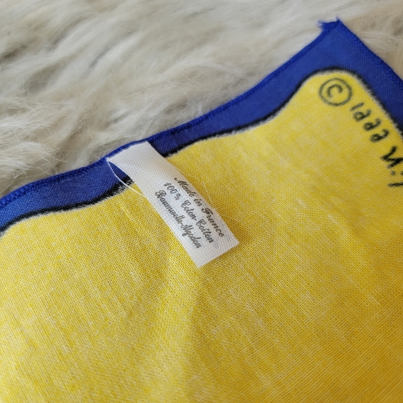 Rare Vintage Niki De Saint Phalle Scarf Made in France Abstract Wearable Art - Picture 8 of 9